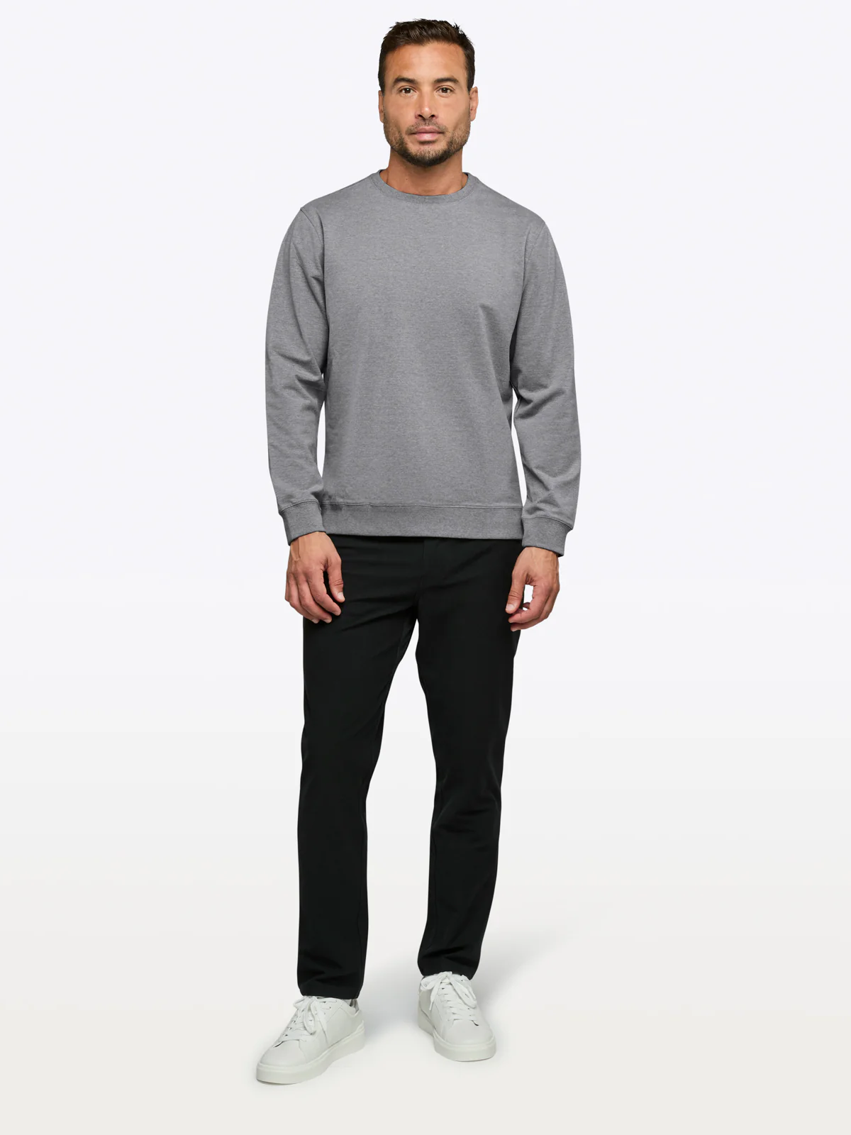 Hyperloop Pullover Split-Hem | Heather Grey Signature-fit - Image 3