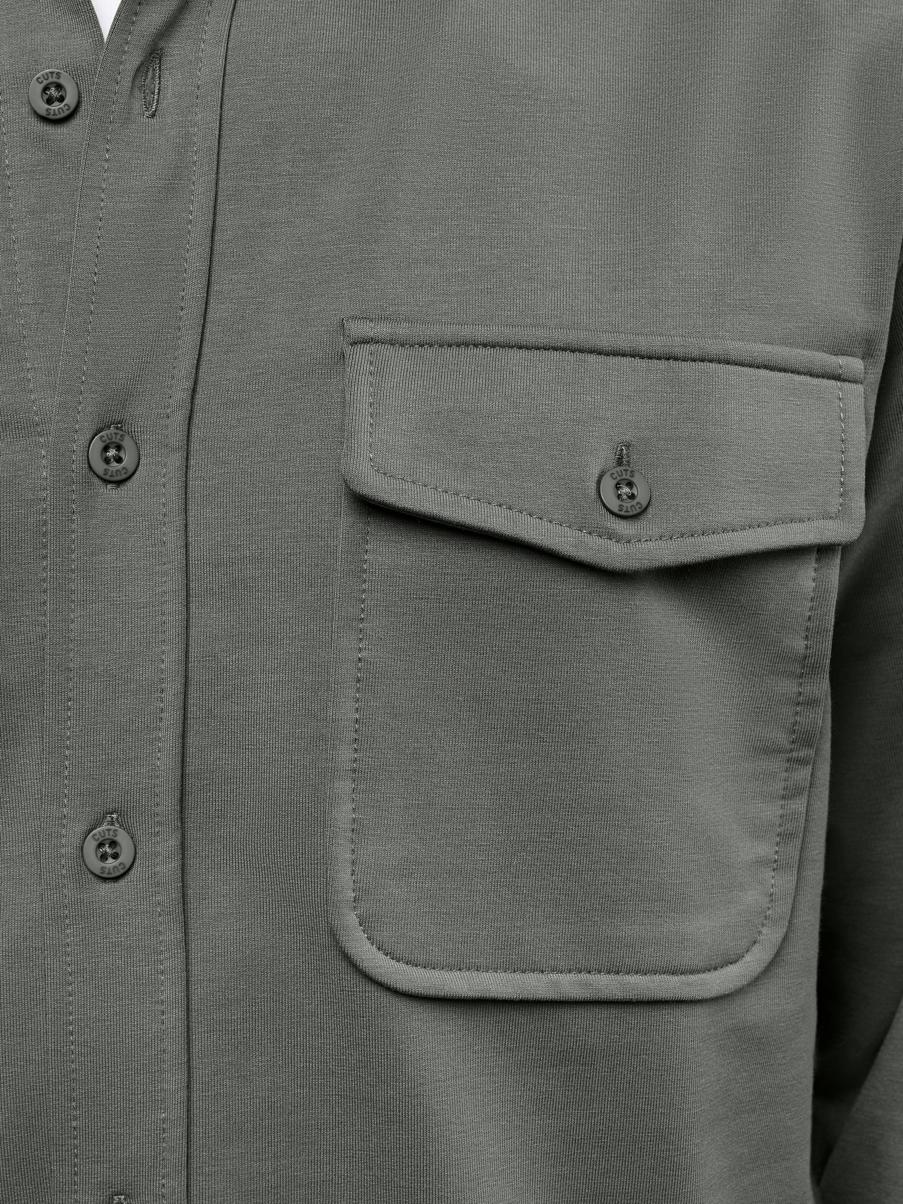Hyperloop Overshirt | Castor Grey Signature-Fit - Image 6