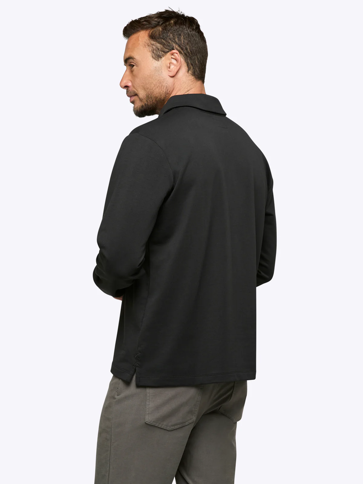 Hyperloop Rugby Polo | Black Signature-Fit - Image 3