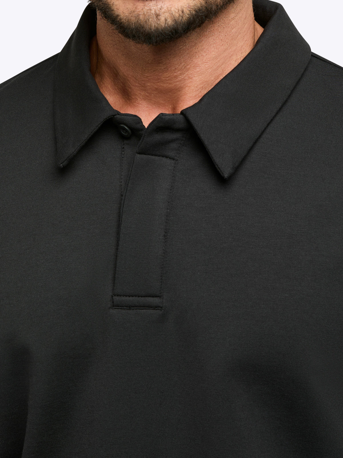Hyperloop Rugby Polo | Black Signature-Fit - Image 5