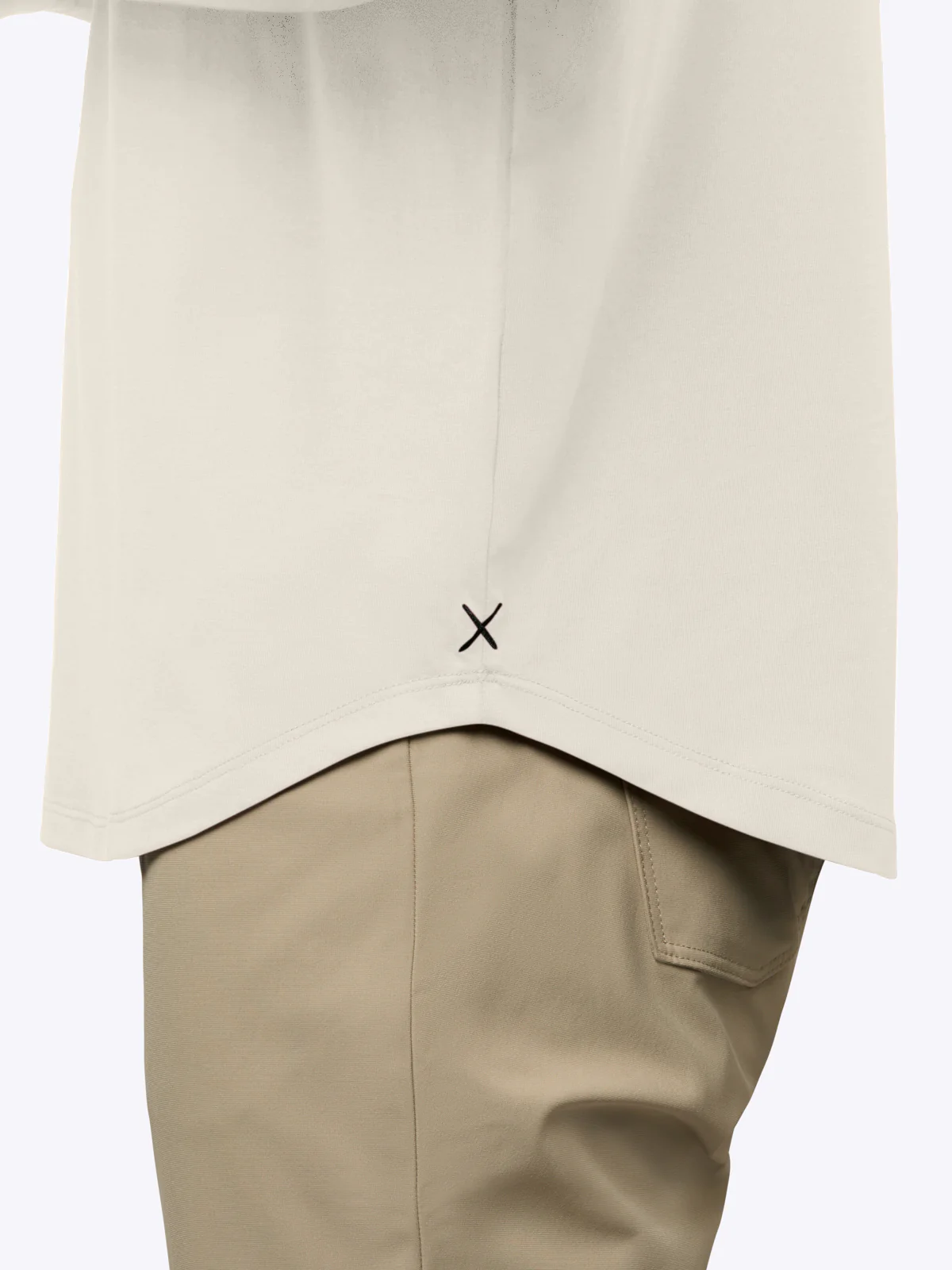 AO Elongated Tee | Ivory Signature-fit PYCA Pro® - Image 5
