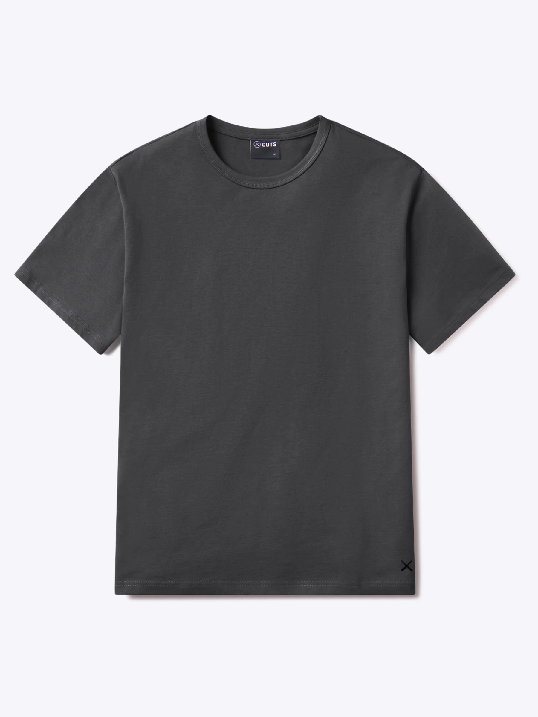 Overtime Oversized Tee | Charcoal Relaxed-Fit