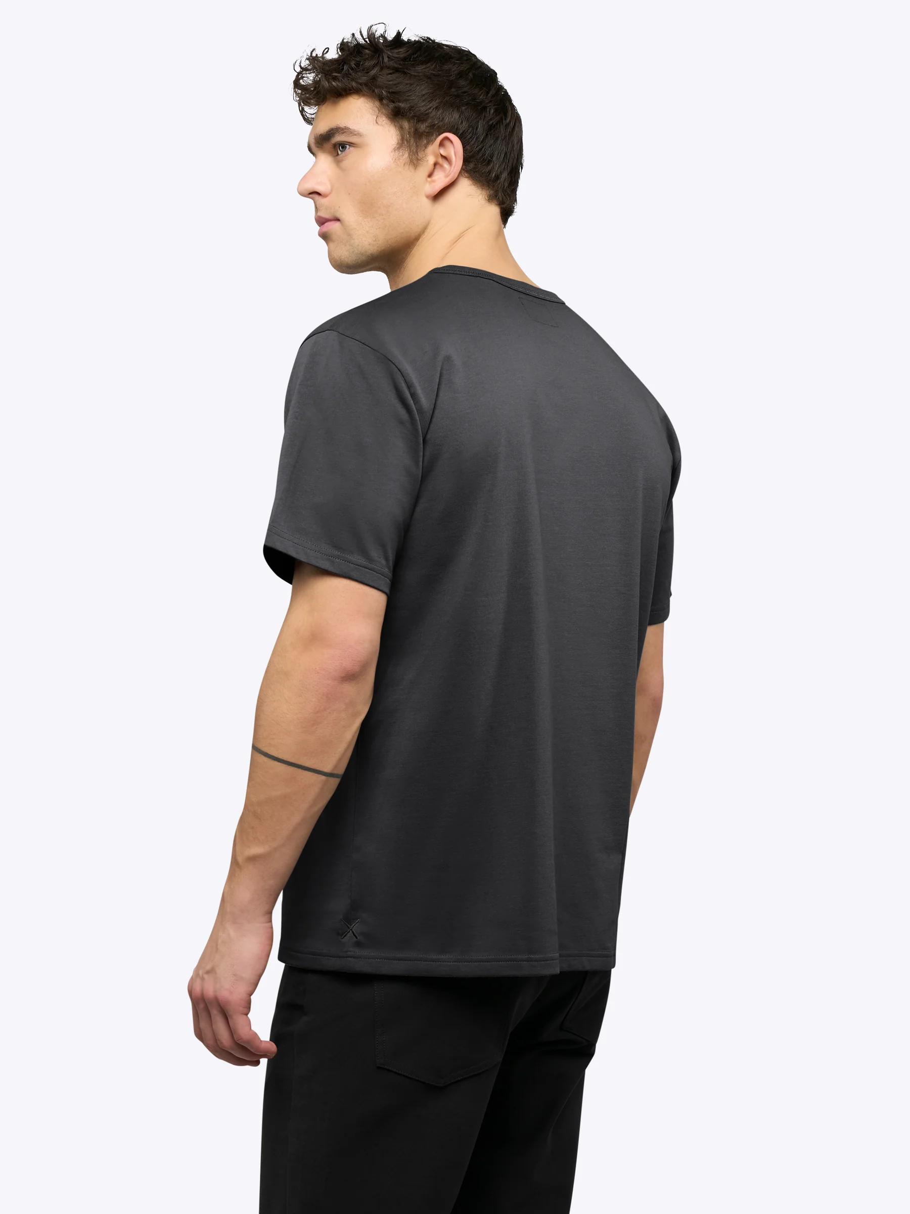 Overtime Oversized Tee | Charcoal Relaxed-Fit - Image 3