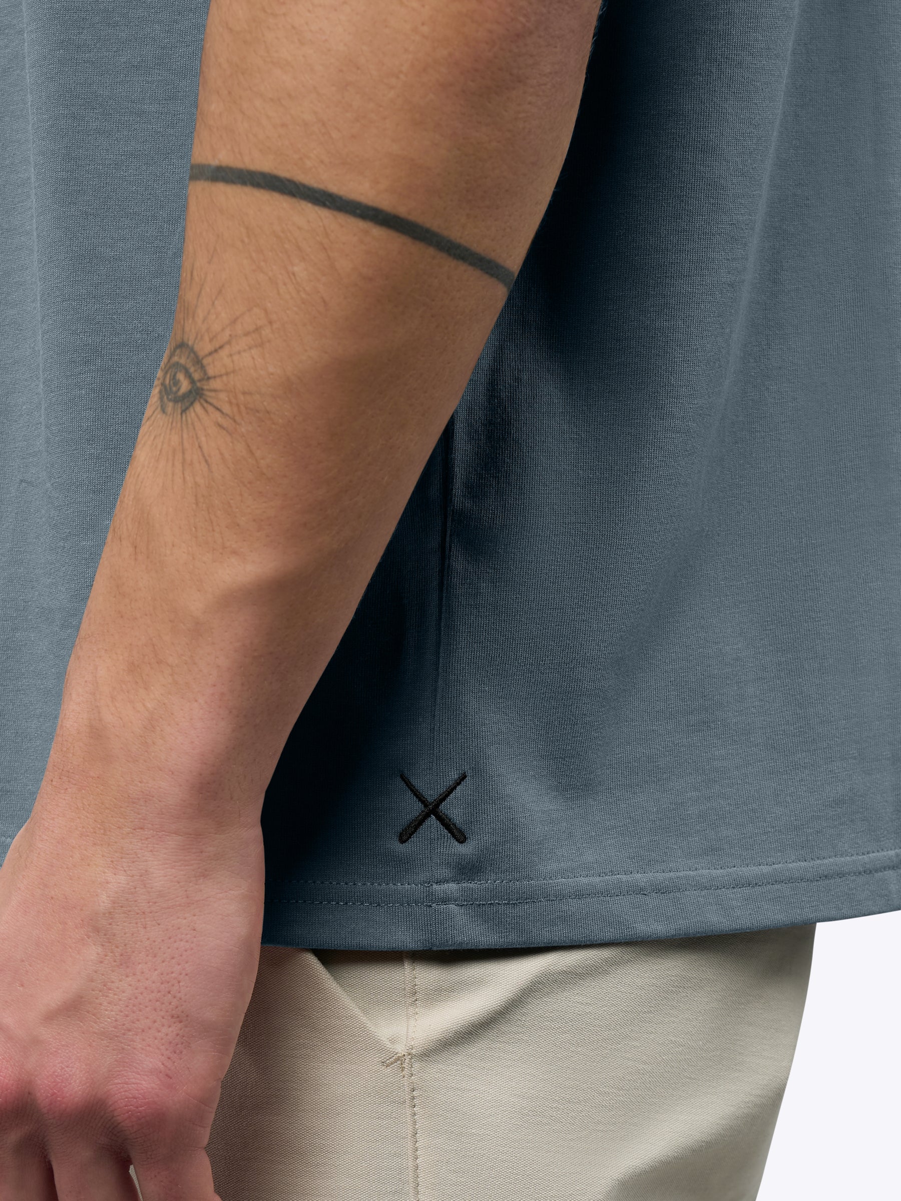 Overtime Oversized Tee | Ocean Storm Relaxed-Fit - Image 7