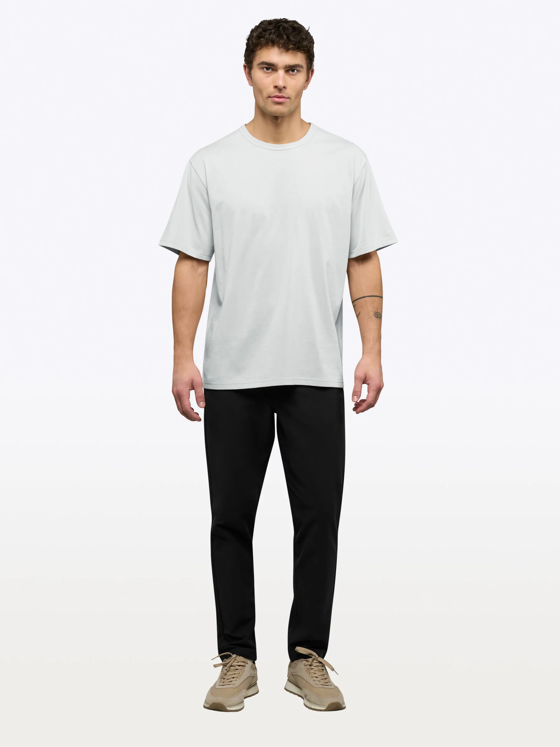 Overtime Oversized Tee | White Relaxed-Fit - Image 6
