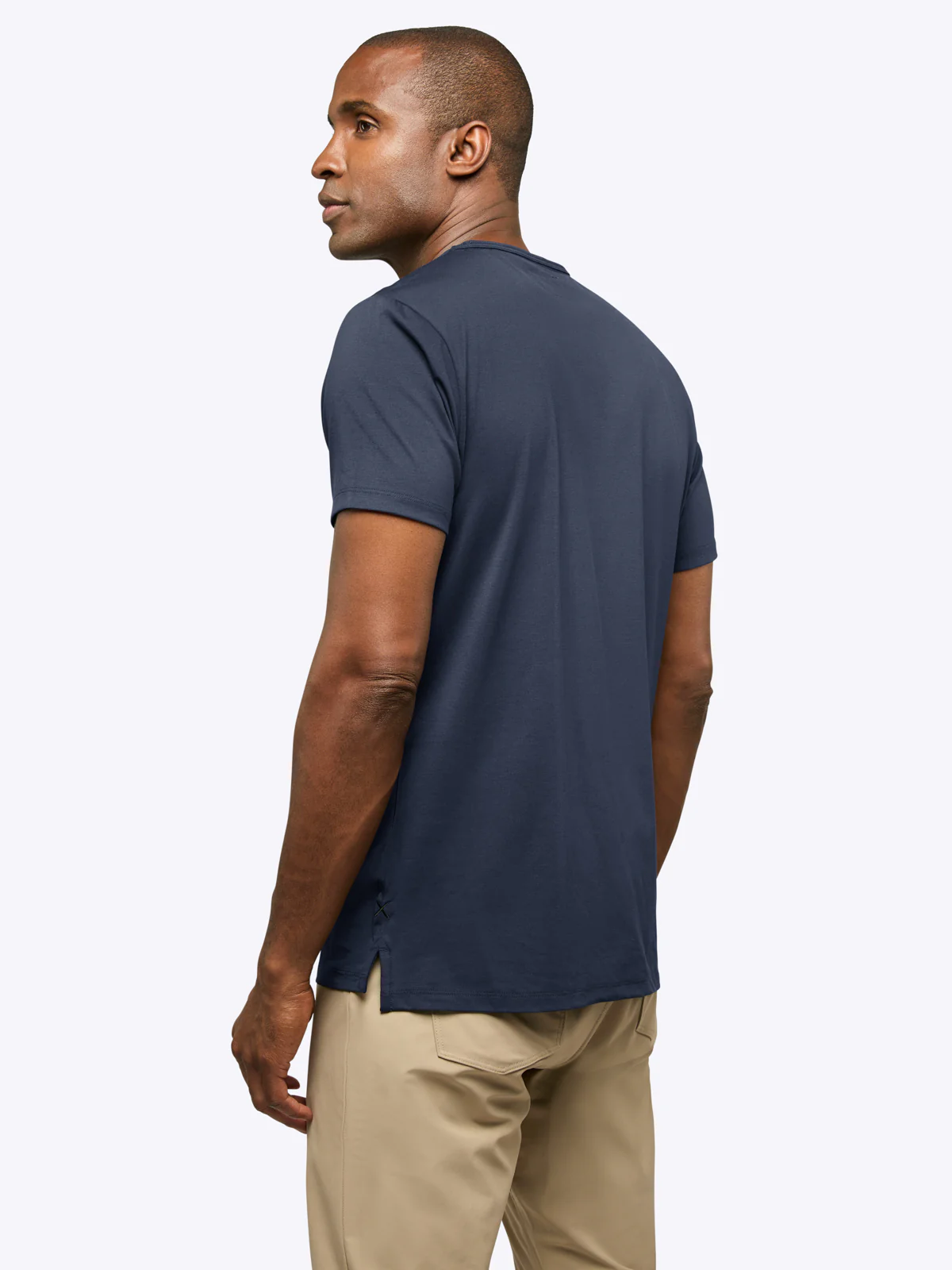 AO Split-Hem Tee | Pacific Blue Signature-fit PYCA Pro® - Image 4