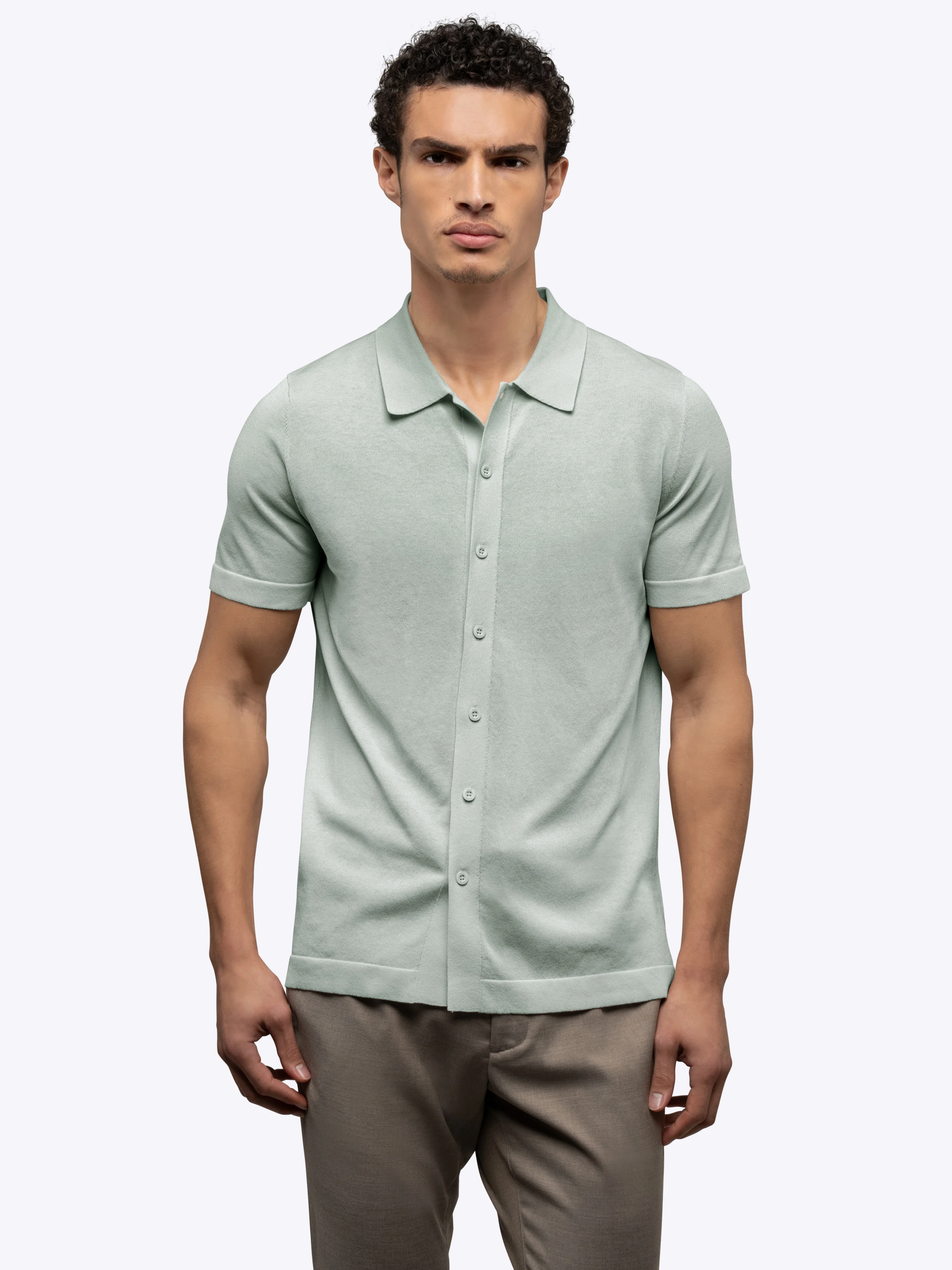 Riviera Knit Button Up | Mercury Signature-Fit - Image 2