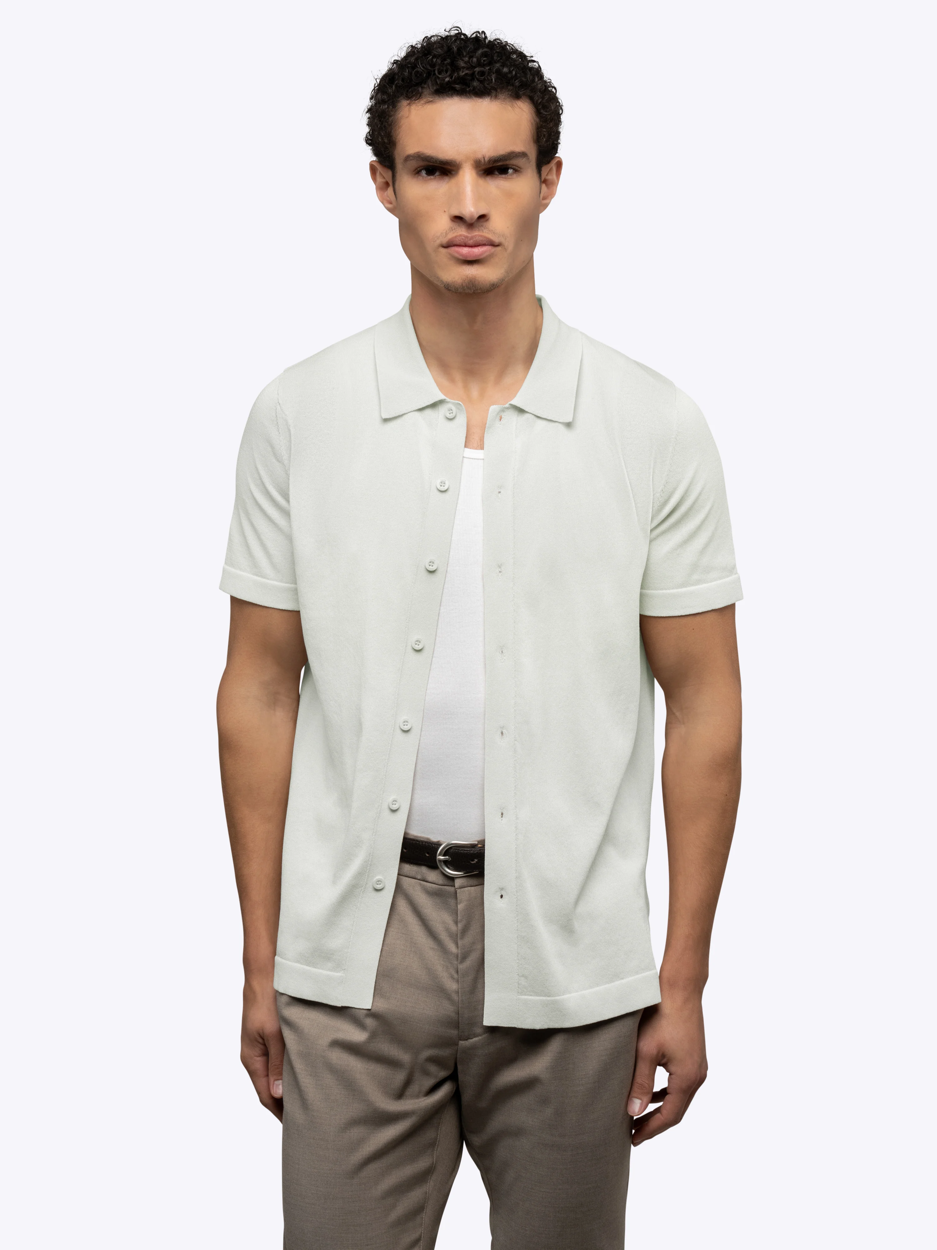 Riviera Knit Button Up | Nimbus Signature-Fit - Image 2