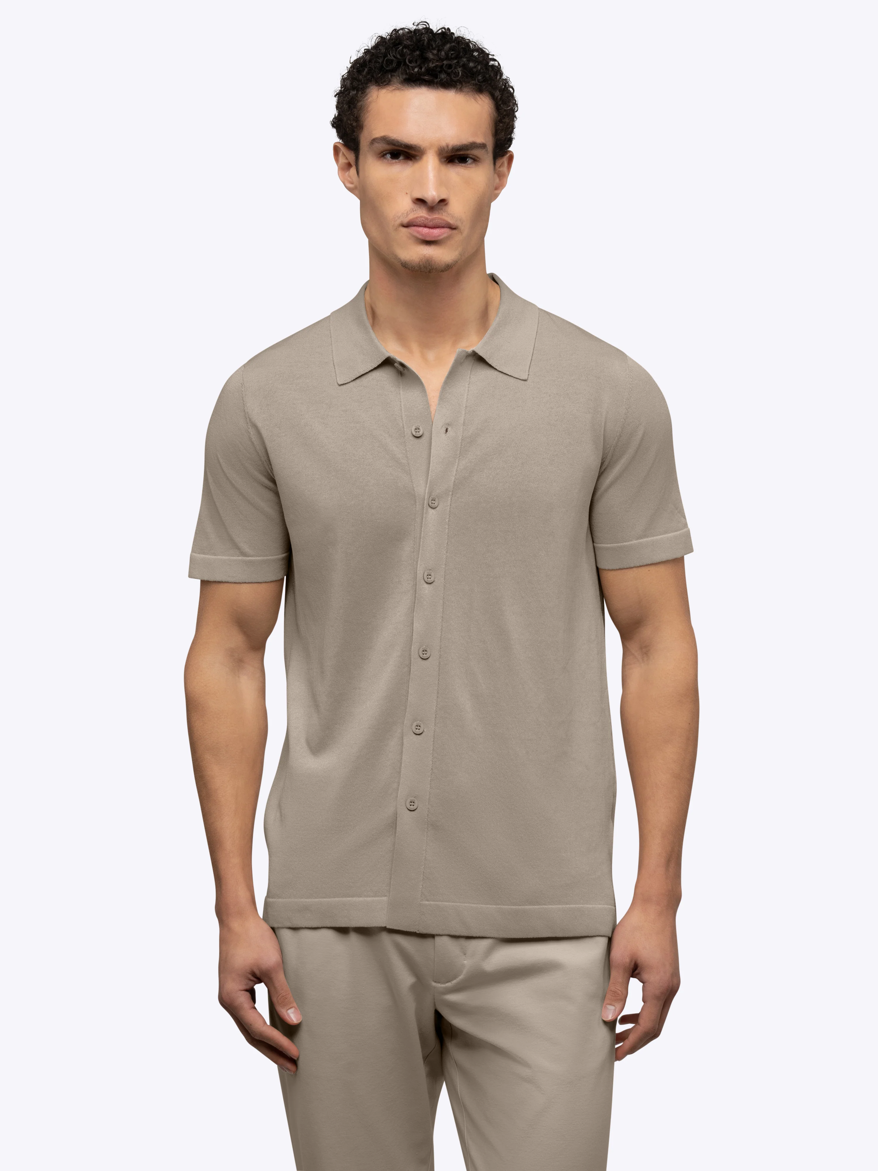 Riviera Knit Button Up | Pure Cashmere Signature-Fit - Image 2