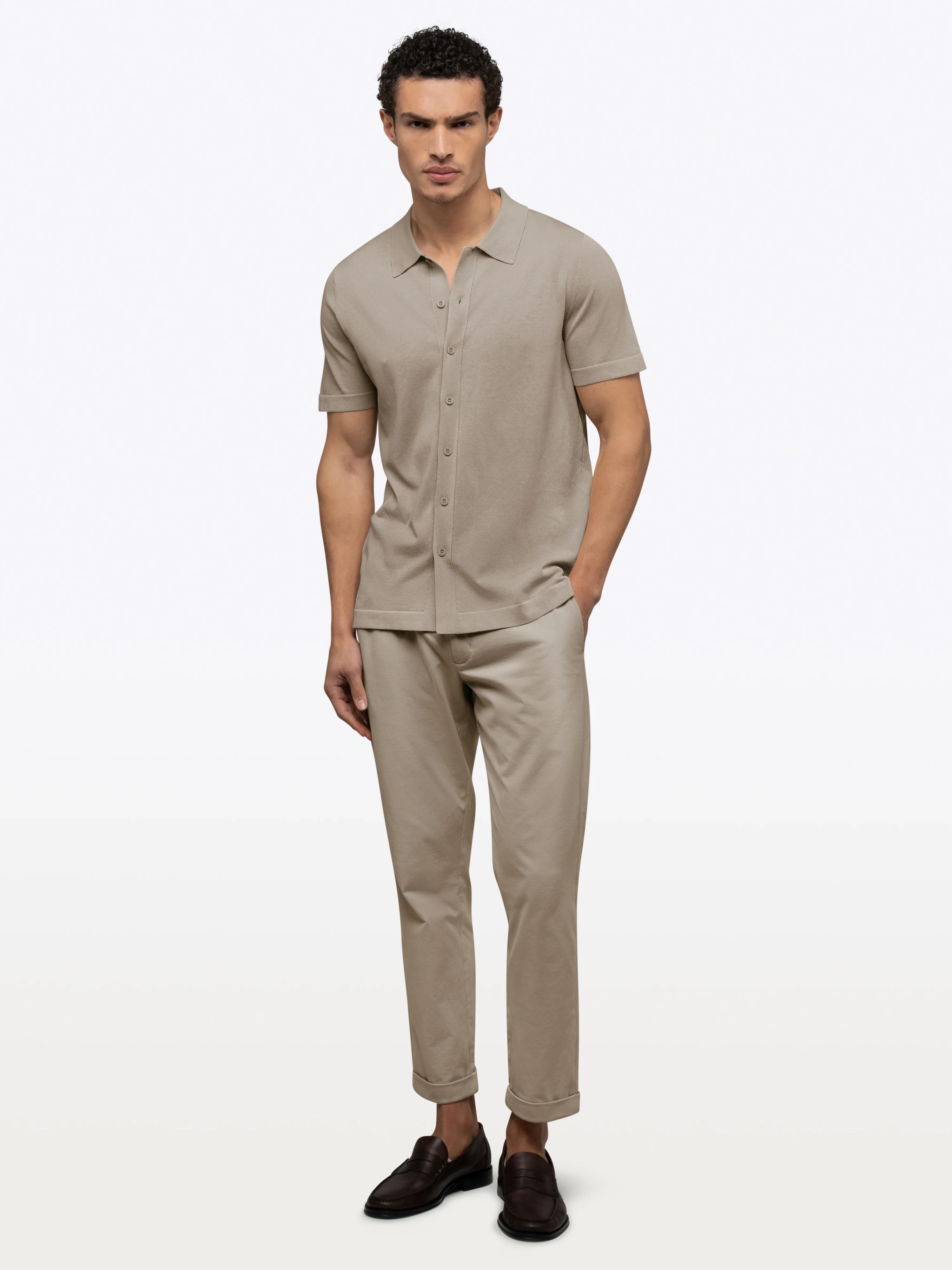 Riviera Knit Button Up | Pure Cashmere Signature-Fit - Image 4