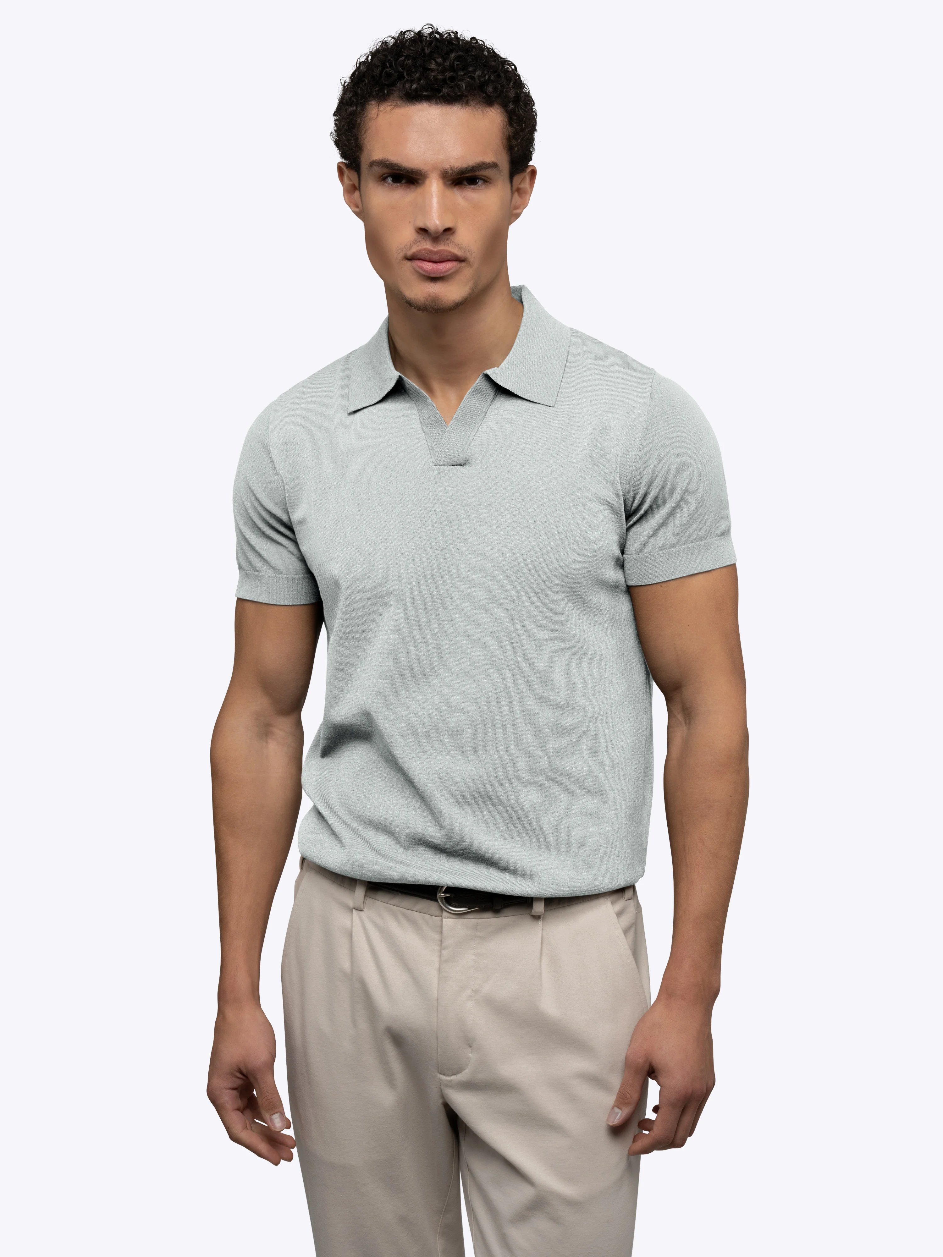 Riviera Knit Polo | Metal Signature-Fit - Image 2