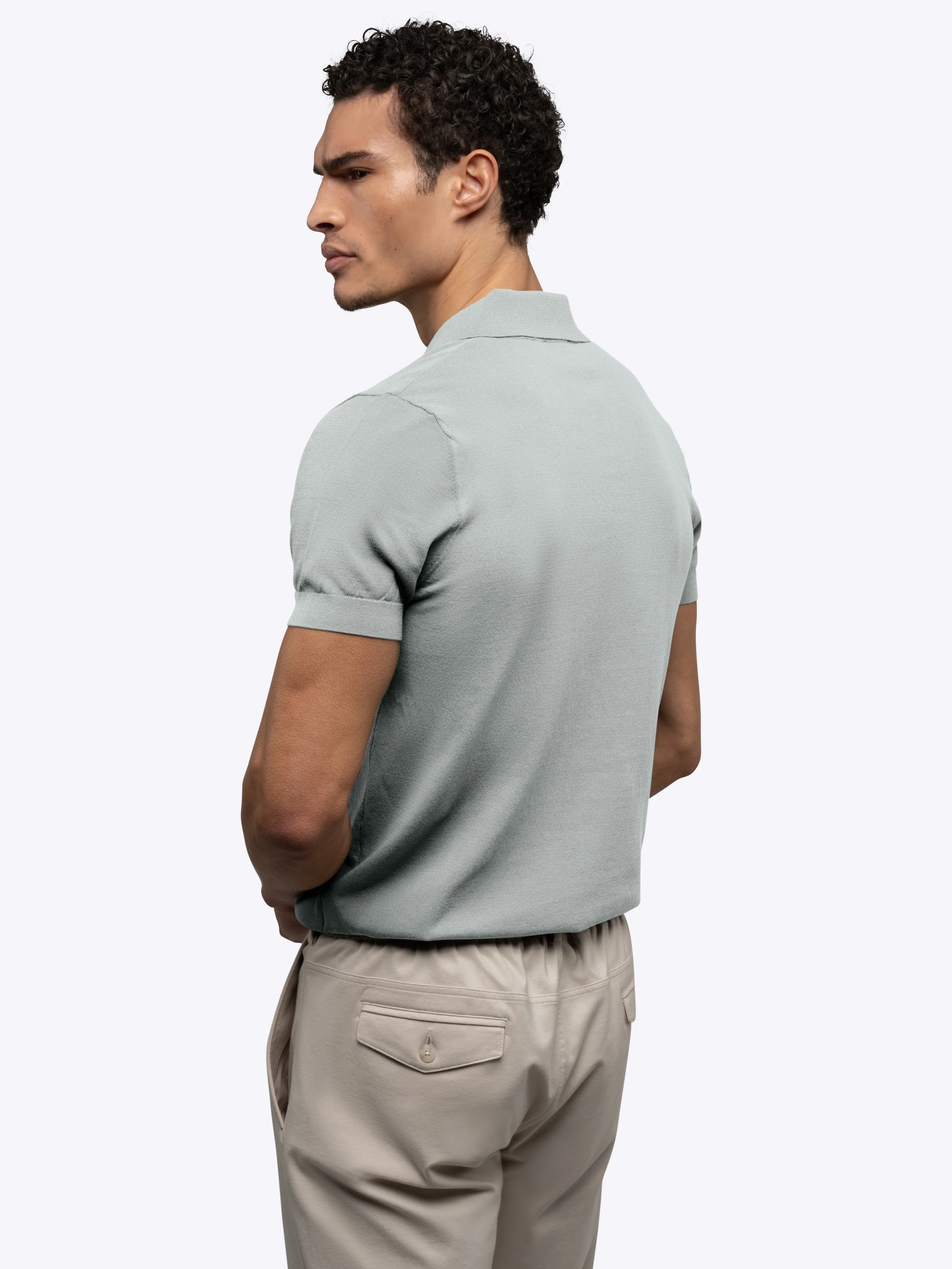 Riviera Knit Polo | Metal Signature-Fit - Image 3