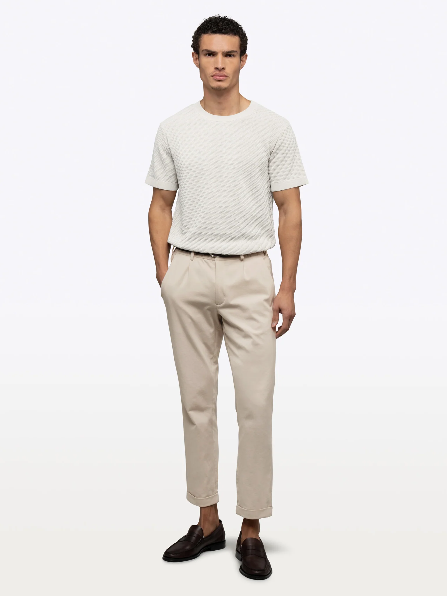 Riviera Knit Texture Tee | Nimbus Signature-Fit - Image 4