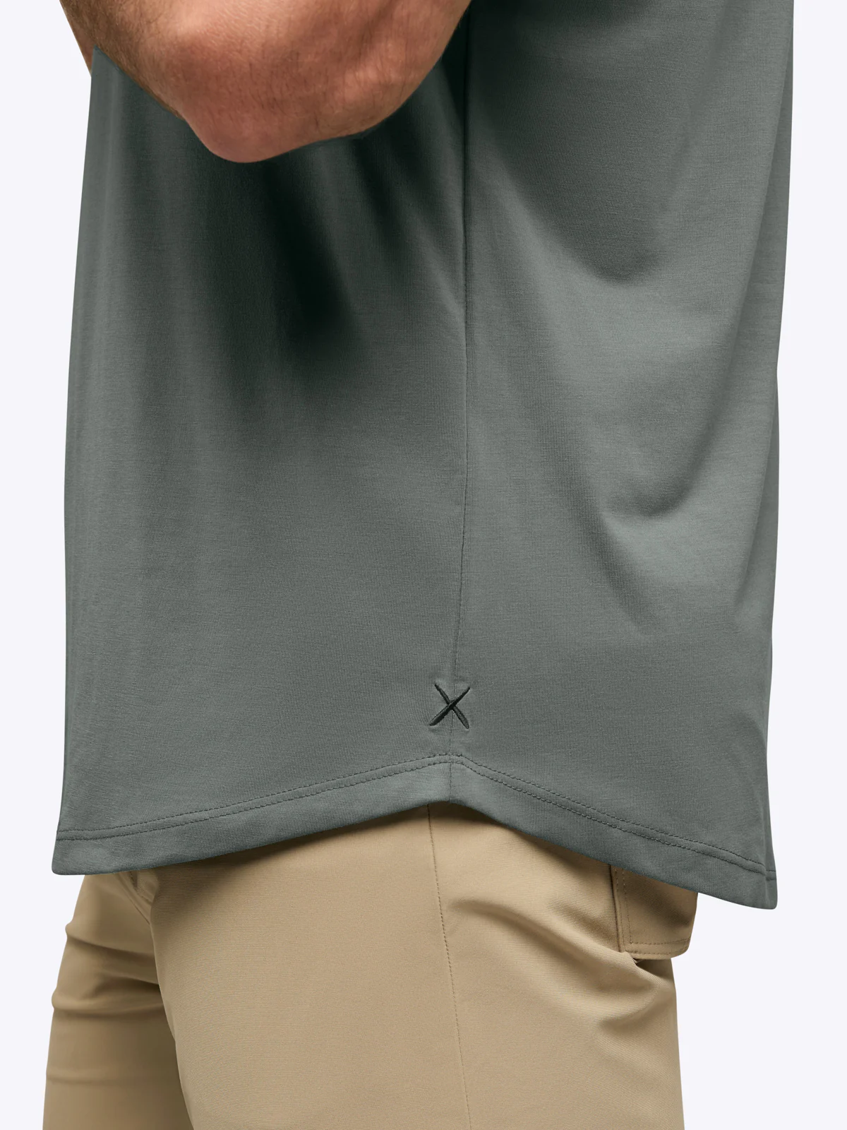 AO Curve-Hem Tee | Sage Signature-fit PYCA Pro® - Image 5