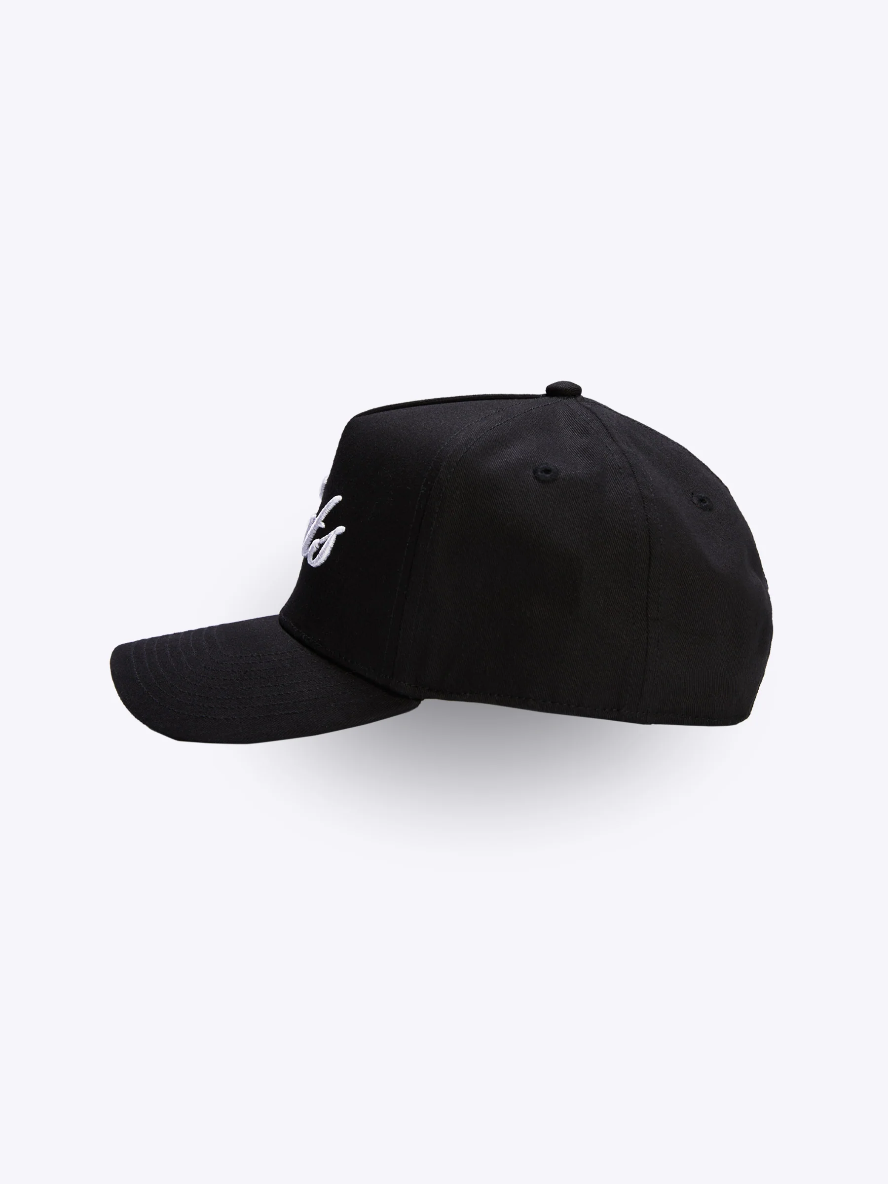 Signature A-Frame Hat | Black w/ White - Image 3