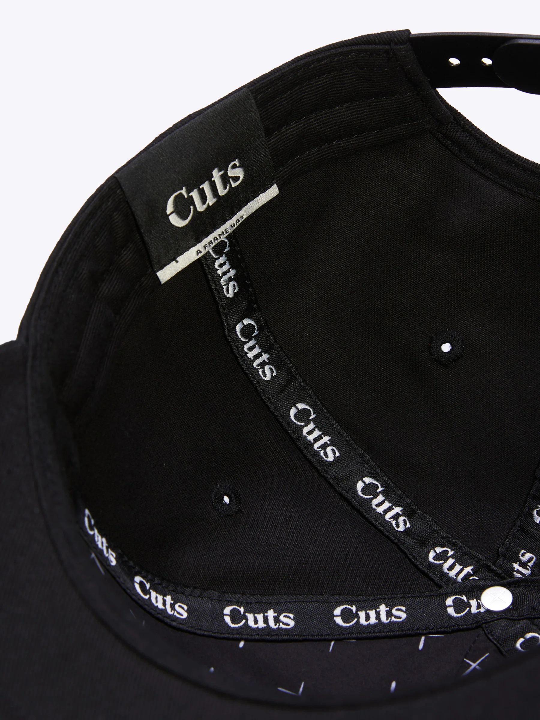 Signature A-Frame Hat | Black w/ White - Image 4