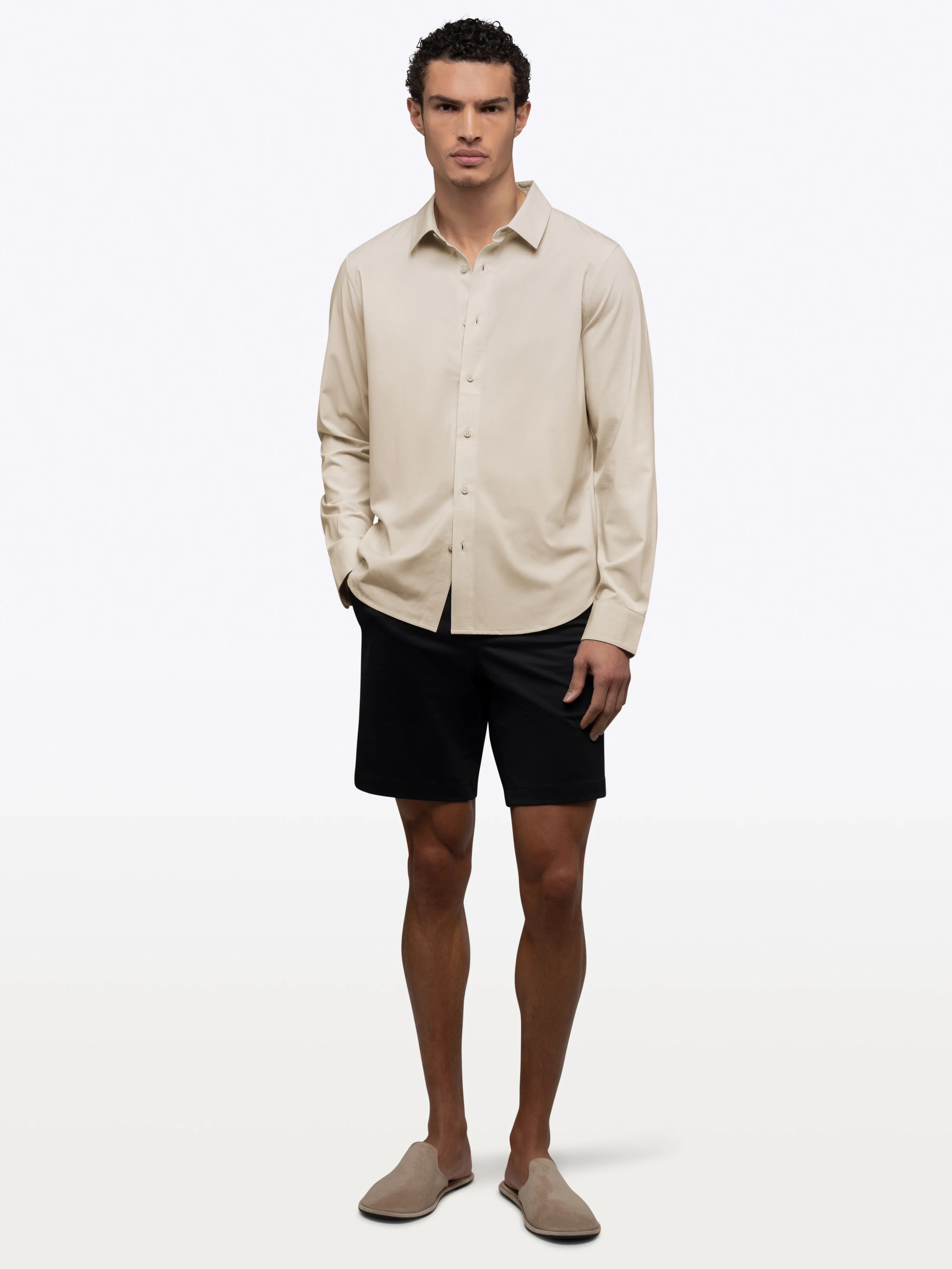 SoHo Long Sleeve Button Up | Sand Dune Signature-fit - Image 10