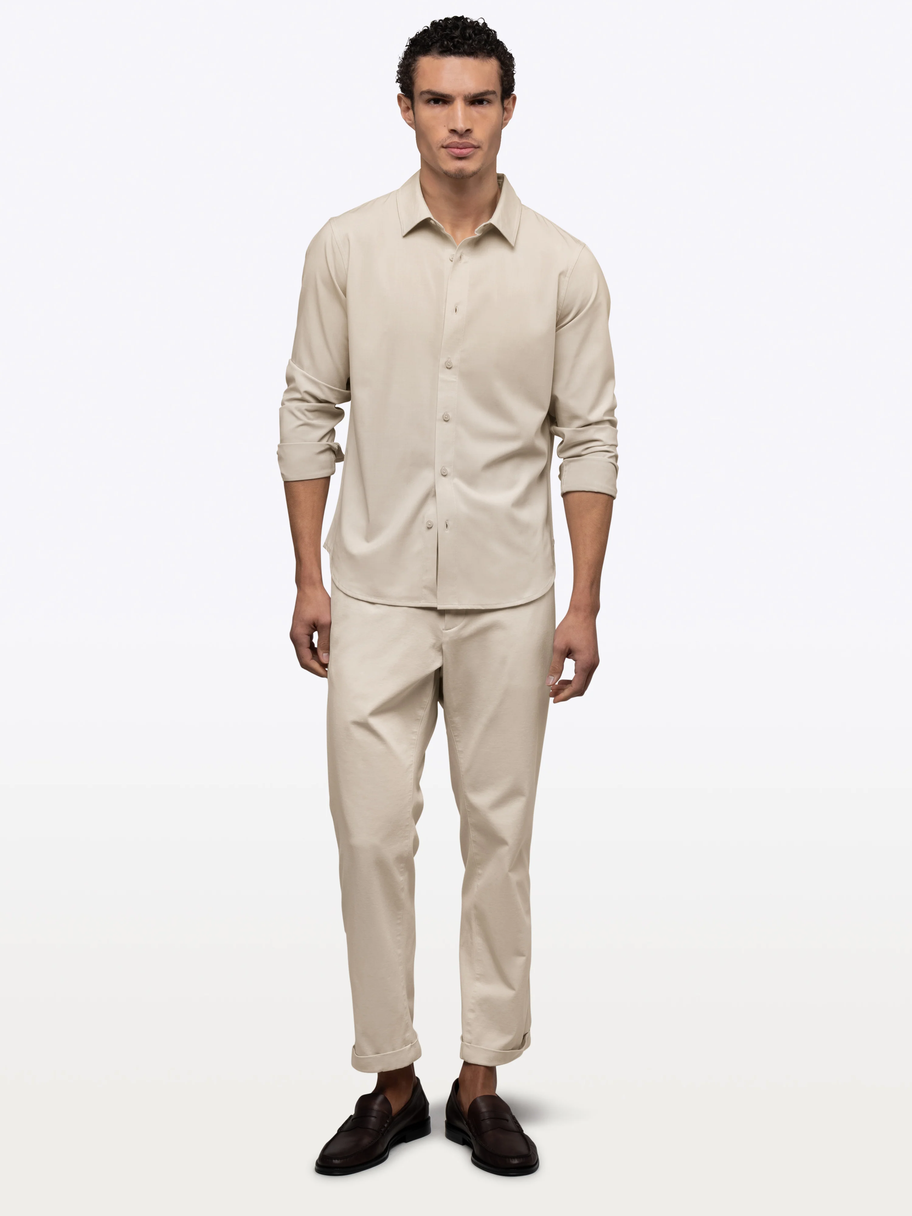 SoHo Long Sleeve Button Up | Sand Dune Signature-fit - Image 11