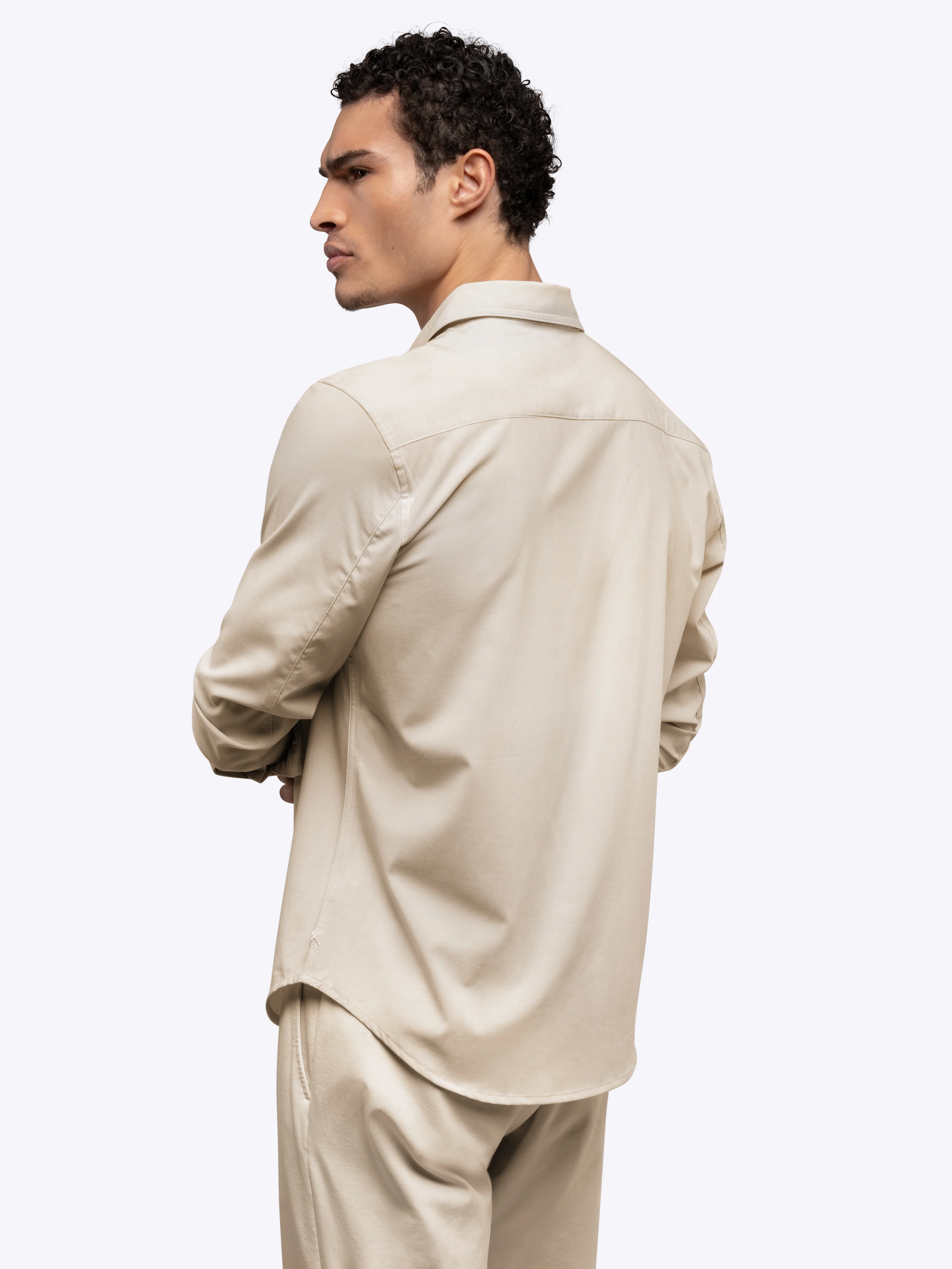 SoHo Long Sleeve Button Up | Sand Dune Signature-fit - Image 6