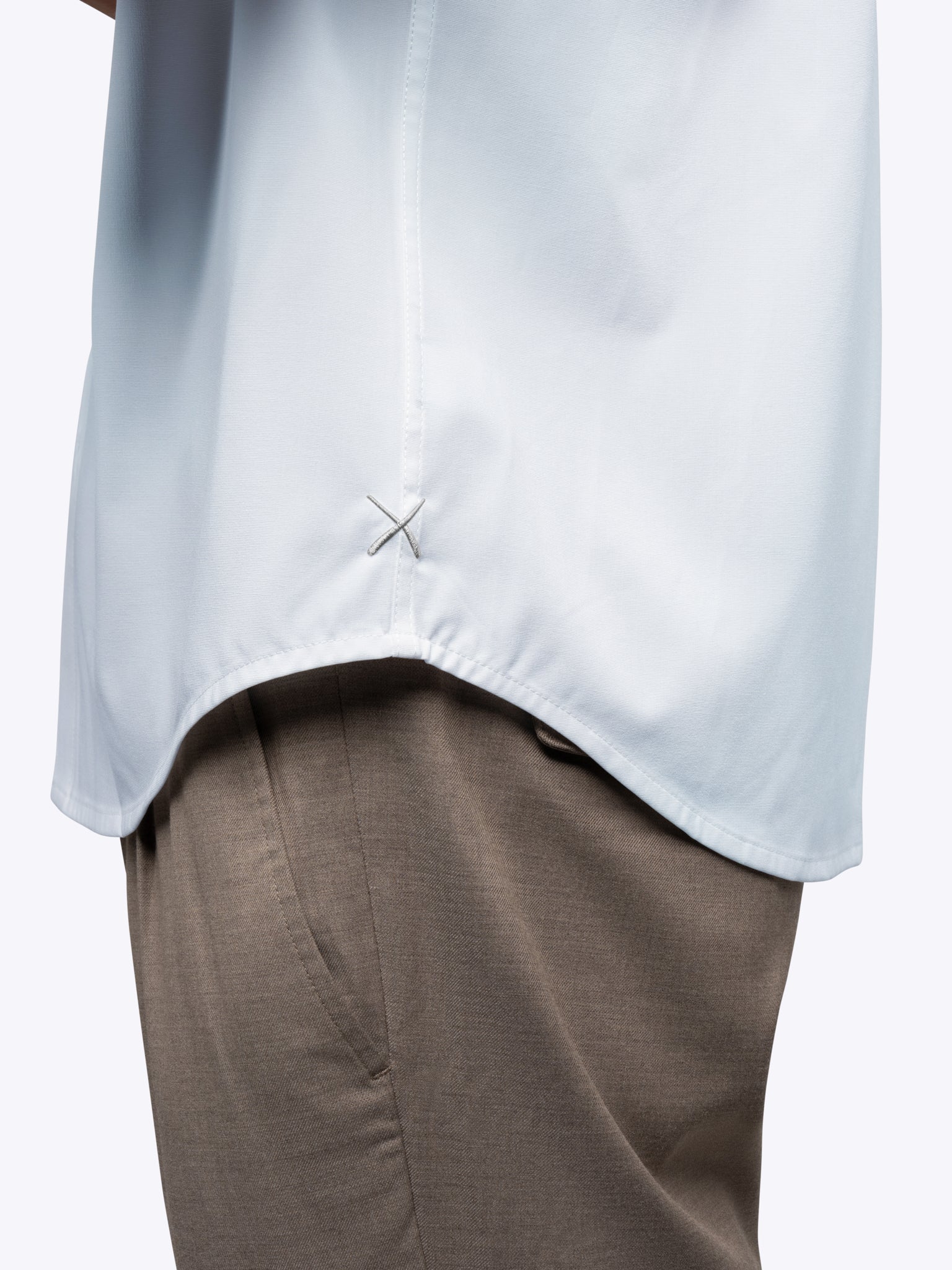 SoHo Short Sleeve Button Up | White Signature-fit - Image 8