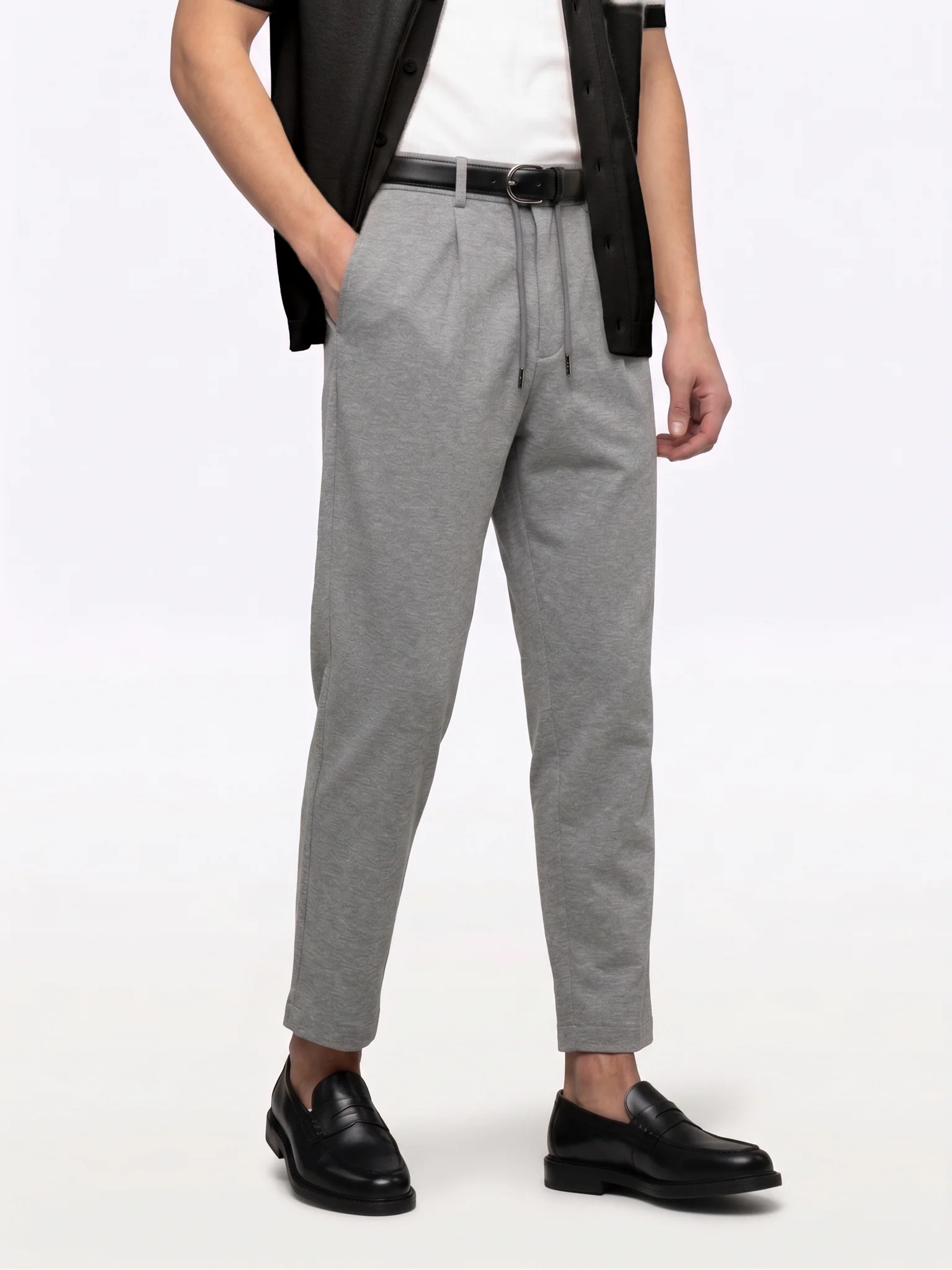 SoHo Trouser | Heather Charcoal Classic-fit