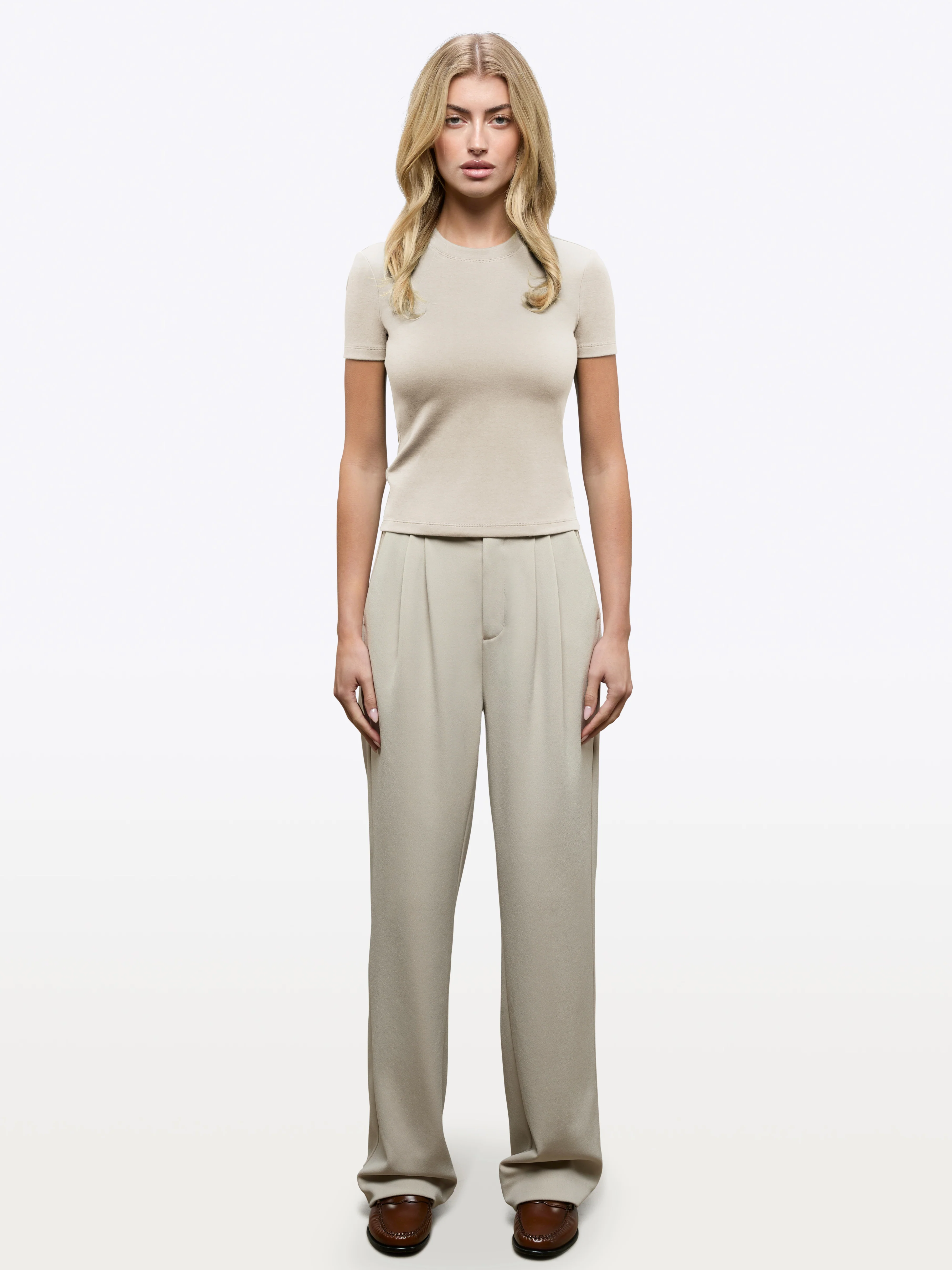 Tomboy Tee | Clay Slim-fit Tomboy-Cotton™ - Image 4