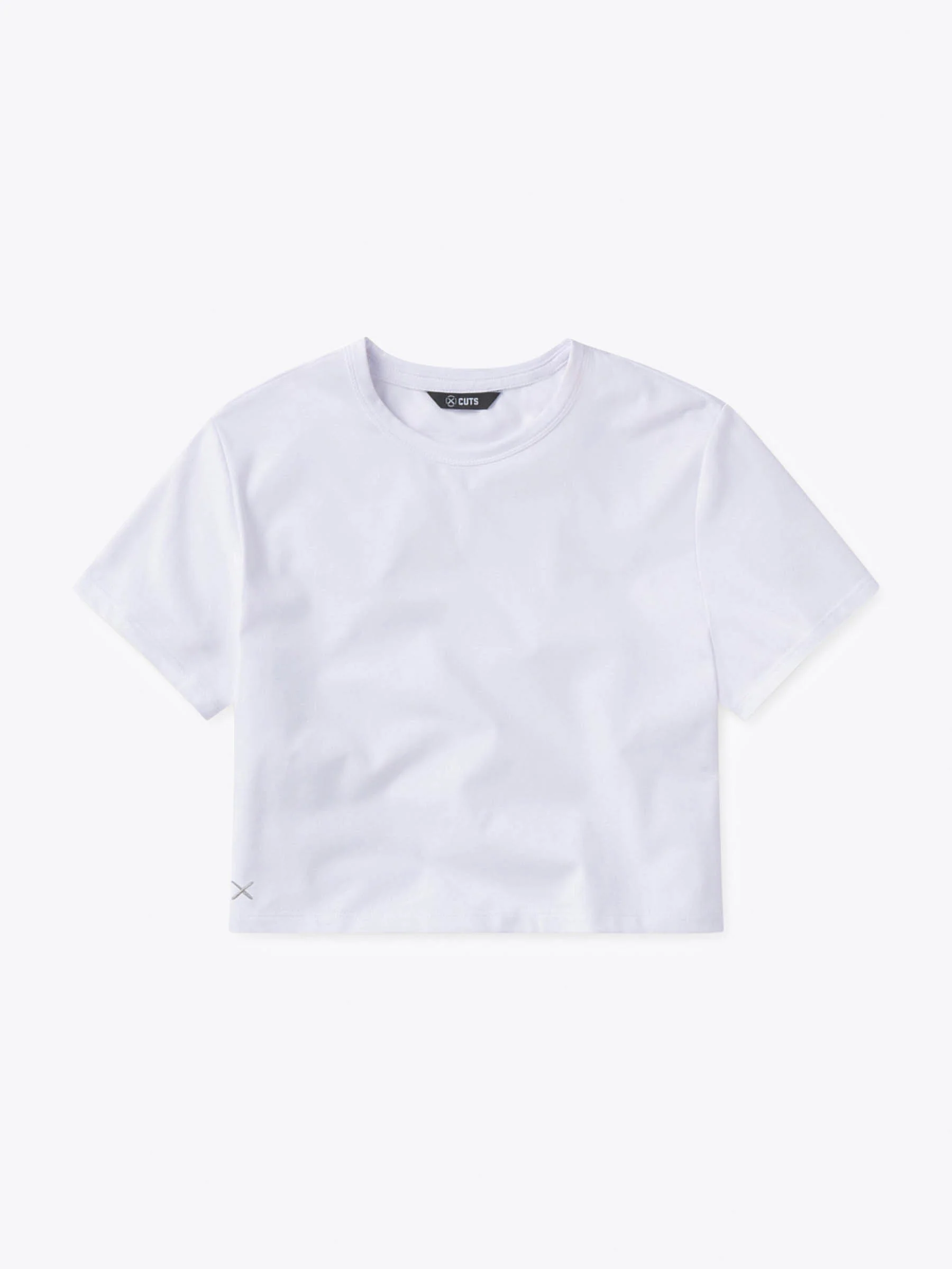 Almost Friday Tee Cropped | White Classic-fit PYCA Pro® - Image 6