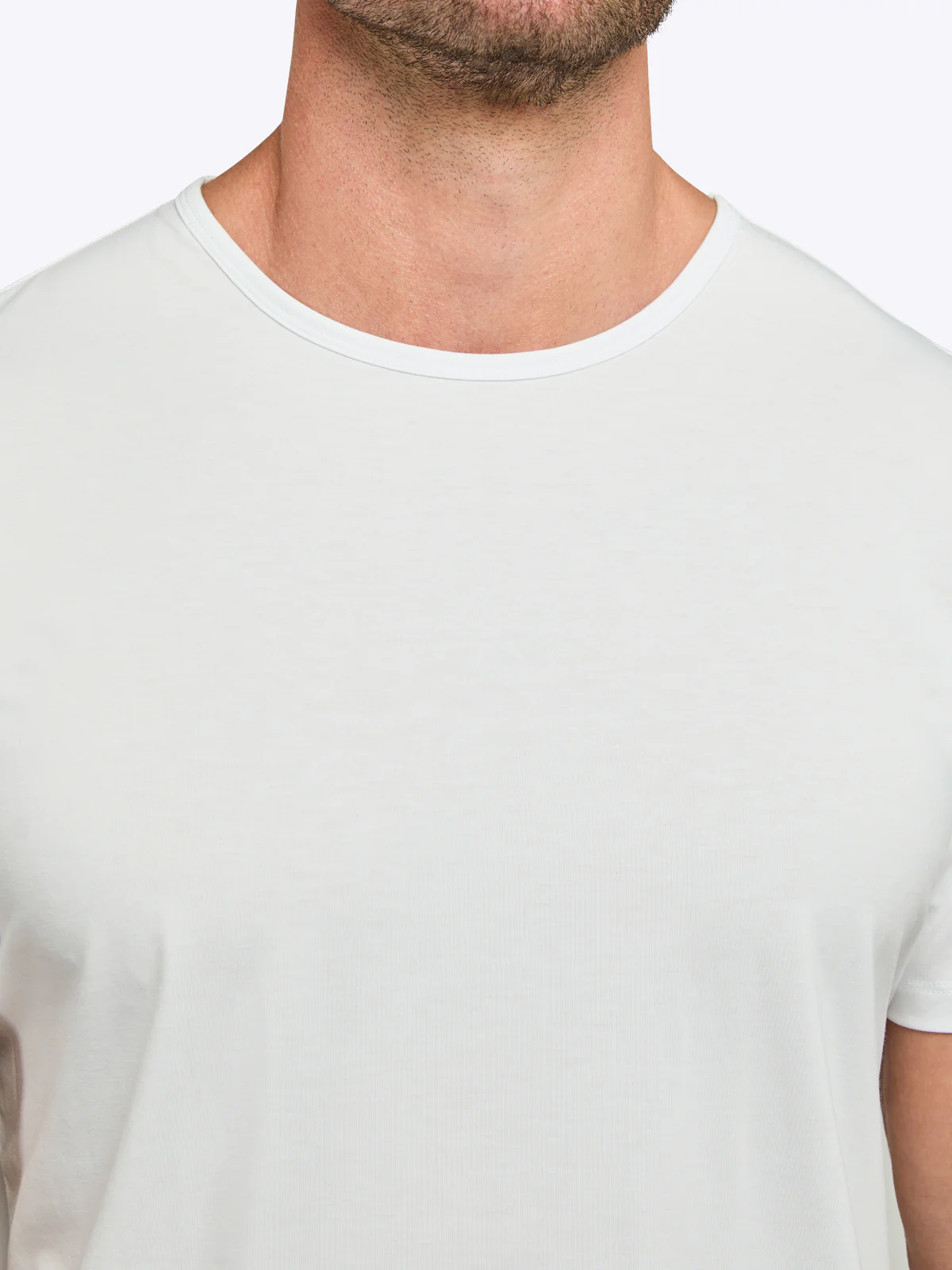 AO Curve-Hem Tee | White Signature-fit PYCA Pro® - Image 6