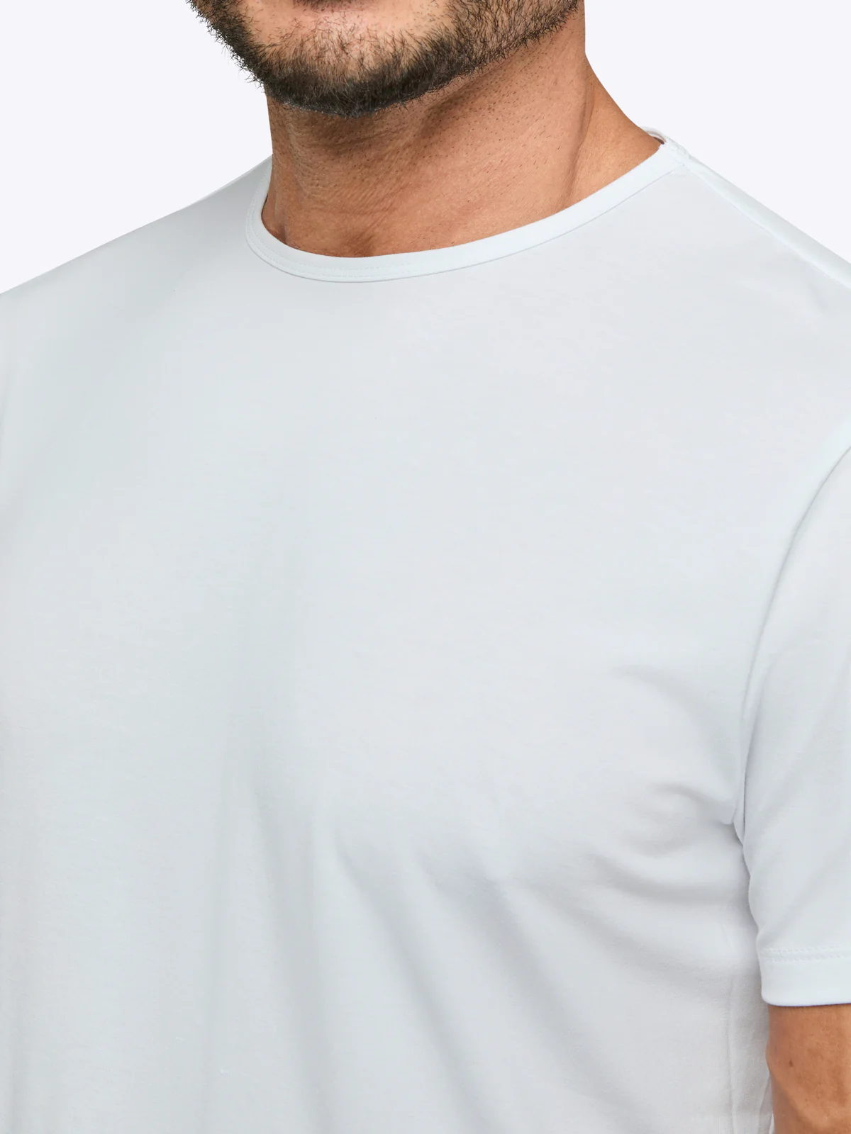 AO Split-Hem Tee | White Signature-fit PYCA Pro® - Image 6