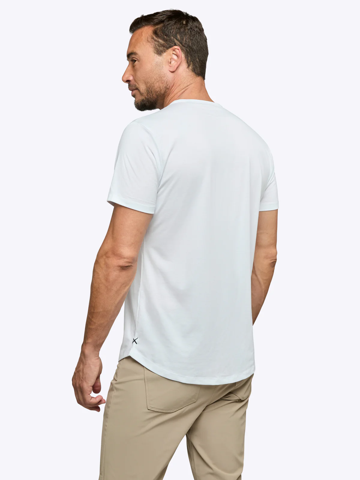 AO Henley Curve-Hem | White Signature-fit PYCA Pro® - Image 4