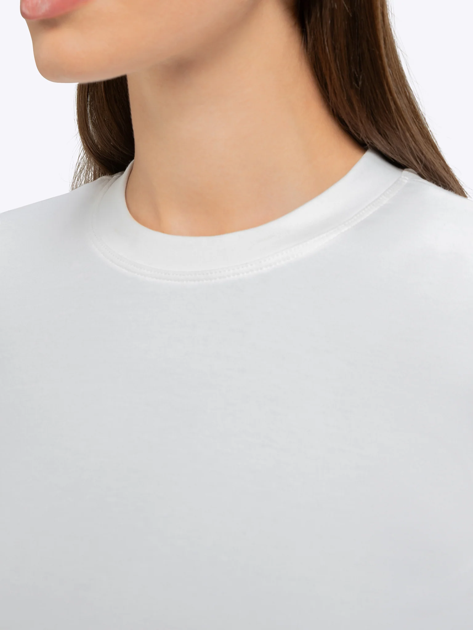 Tomboy Tee | White Slim-Fit Tomboy-Cotton™ - Image 3